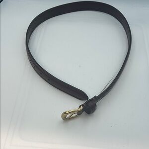 Men’s chap, genuine, leather, brown belt, size 34, like new